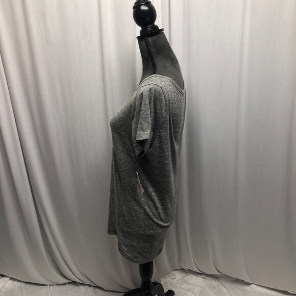 New York Yankees Future Pitcher Maternity T-Shirt Womens Size Large Gray NEW - Picture 2 of 7